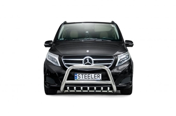 Bullbar i rustfri stål - til Mercedes V-Class Årgang 2014-2019