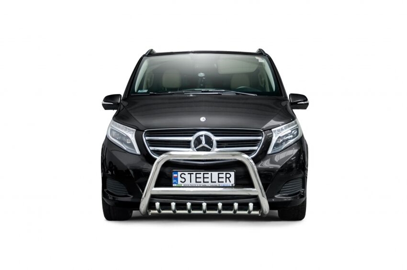 Bullbar i rustfri stål - til Mercedes V-Class Årgang 2014-2019