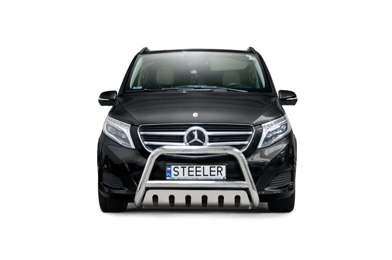 Bullbar i rustfri stål - til Mercedes V-Class Årgang 2014-2019