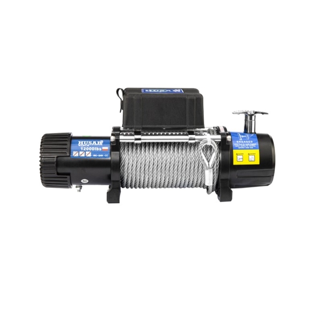 El-spil Husar Winch 12000 12v stål wire 
