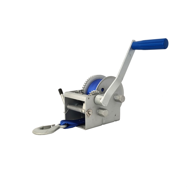 Hånddrevet spil 2500lbs med bælterem fra Husar Winch