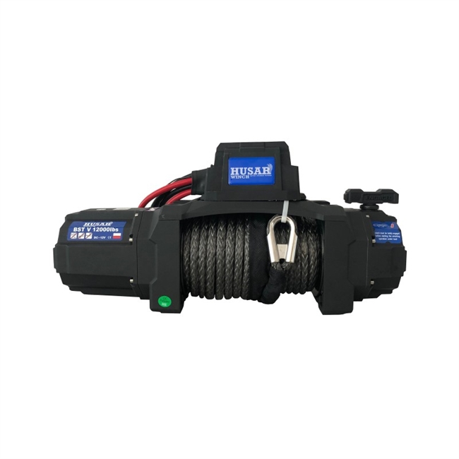 El-spil Husar Winch 12000 12V syntetisk wire 