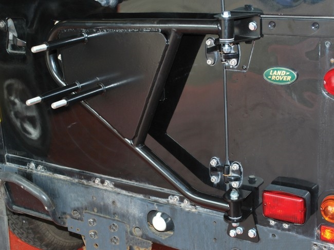 Reservehjulsophæng/holder (swing away) til Land Rover Defender