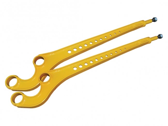 Bærearme forrest med castorvinkel til 2" hævning til Land Rover 90, 110, 130, D1 & RRC