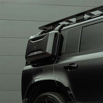 Opbevaringskasse i blank sort til Land Rover Defender L663 90/110 Årgang 2020+