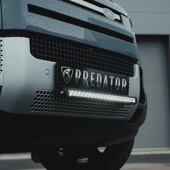 Nummerplade led lysbar integrationskit fra Predator til Land Rover Defender 90/110 Årgang 2020+