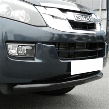 Frontspoiler - sort lakeret 76mm fra Trux til Isuzu D-Max Årgang 2012-2016