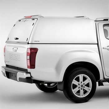 Hardtop fra ProTop Tradesman uden glas i bagdør i 529 Titanium Silver til Isuzu D-Max Årgang 2021-2024