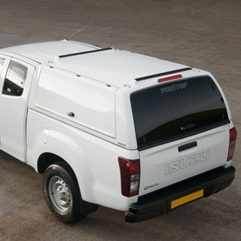 Hardtop - ProTop Gullwing med glasrude i bagdøren lakeret i 527 White til Isuzu D-Max E/C Årgang 2017-2020