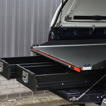 Ladskuffe m/2 skuffeudtrækssystem fra Protop til Toyota Hilux Double Cab 2020+