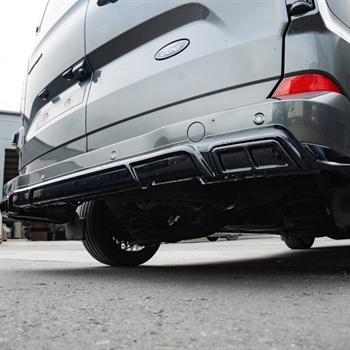 Vinddiffuser fra i blank sort Trux til  Ford Transit Custom Årgang 2023+