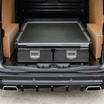 Ladskuffe (Sliding tray) fra ProTop med ladskuffer til Transit Custom Årgang 2018-2023