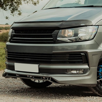 Frontgitter - Low Grill facelift - Blank sort til VW Transporter T6 Årgang 2015-2019
