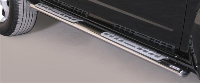 Side bars fra Mach i rustfri stål - Fås i sort og blank til Nissan Pathfinder årg. 10+