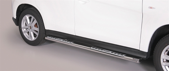 Side bars fra Mach i rustfri stål - Fås i sort og blank til Mitsubishi ASX årg. 10+