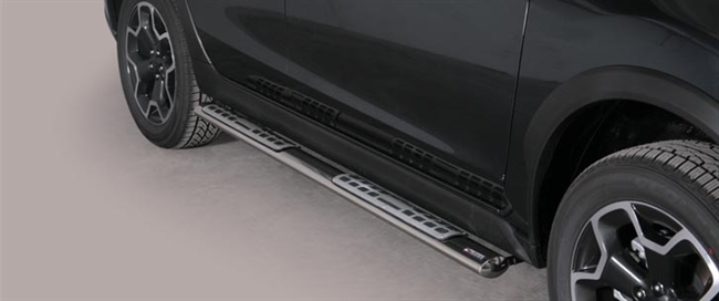 Side bars fra Mach i rustfri stål - Fås i sort og blank til Subaru XV årg. 12+