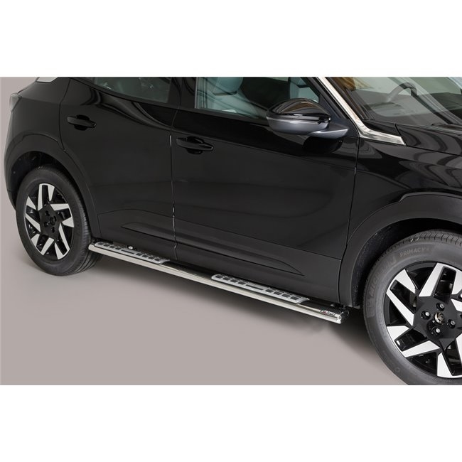 Side bars i rustfri stål - Blank til Opel Mokka årg. 21+