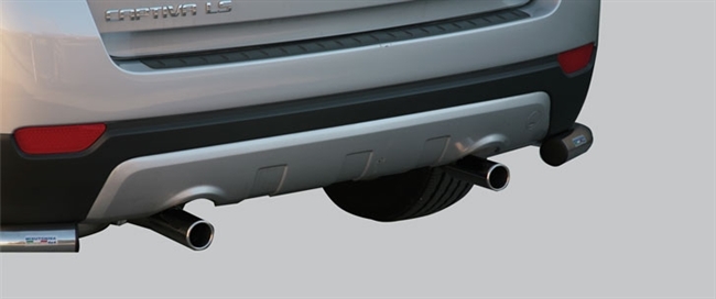Udstødningsrør i rustfri stål til Chevrolet Captiva årg. 06>