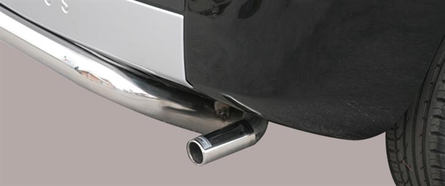 Udstødningsrør rustfri stål til Jeep Commander årg.. 07-10