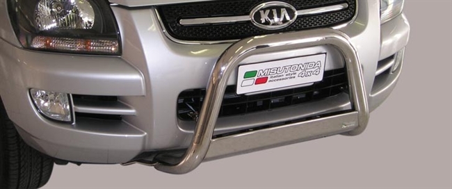 A-bar City - EU godkendt - Blank i rustfri stål til Kia Sportage årg. 04-08