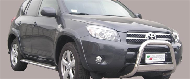 A-bar City EU godkendt - Blank i rustfri stål til Toyota Rav4 årg. 05-09