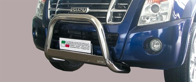 A-bar City EU godkendt - Blank i rustfri stål til Isuzu D-Max årg. 07-12