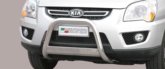 A-bar City EU godkendt - Blank i rustfri stål til Kia Sportage årg. 08-10