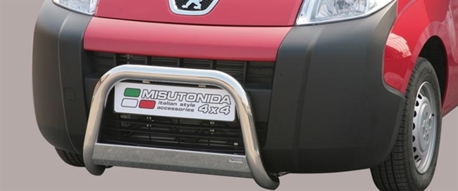 A-bar City EU godkendt - Blank i rustfri stål til Peugeot Bipper årg. 08>