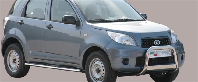 A-bar City - EU godkendt - Blank i rustfri stål til Daihatsu Terios 09>