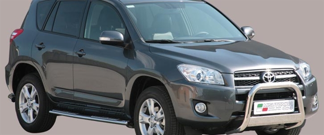 A-bar City EU godkendt - Blank i rustfri stål til Toyota Rav4 årg. 09-10