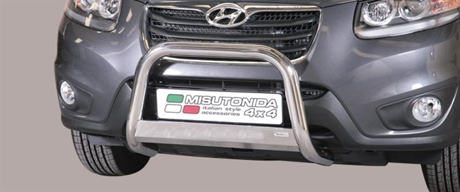 A-bar City - EU godkendt - Blank i rustfri stål til Hyundai Santa Fe årg. 10-12