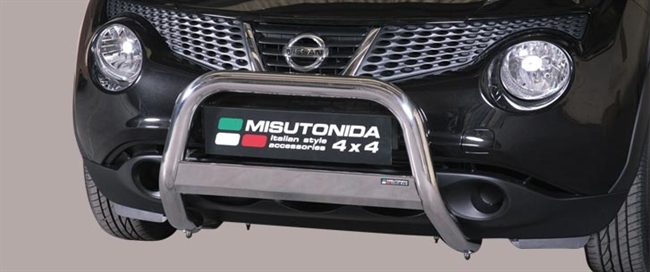 A-bar City EU godkendt - Blank i rustfri stål til Nissan Juke 4x2 årg. 10-19