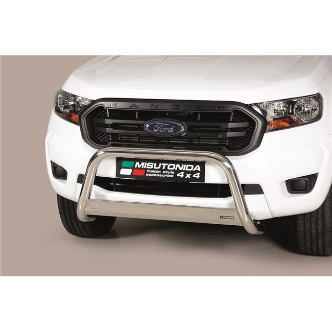 A-bar City - EU godkendt - i rustfri stål - blank til Ford Ranger Årgang 2012+