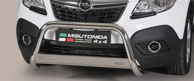 A-bar City EU godkendt - Blank i rustfri stål til Opel Mokka årg. 12-16