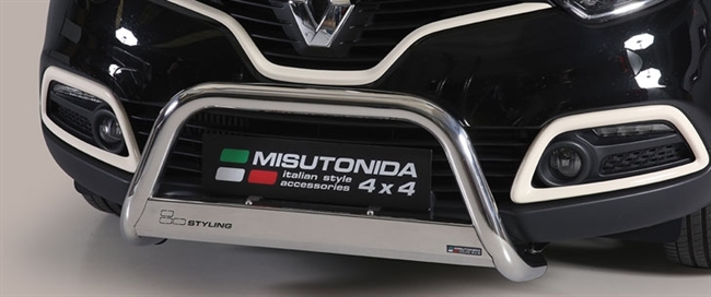 A-bar City EU godkendt - Blank i rustfri stål Renault Captur årg. 13+