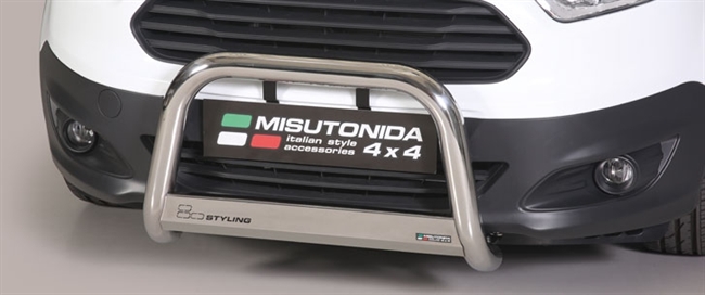 A-bar City EU godkendt - Blank i rustfri stål til Ford Transit Courier årg. 14-17