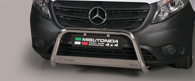 A-bar City EU godkendt - Blank i rustfri stål til Mercedes Vito/Viano årg. 15>