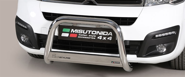 A-Bar City - EU godkendt - Rustfri stål - Blank til Citroën Berlingo Årgang 2015-2017