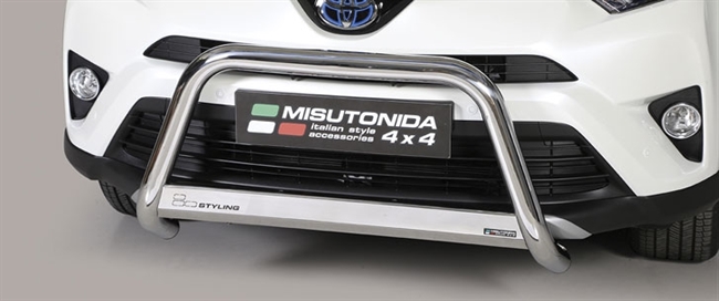 A-bar City EU godkendt - Blank i rustfri til Toyota Rav4 årg. 16-18