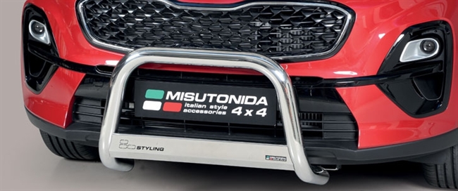 A-bar City - EU godkendt - Blank i rustfri stål til Kia Sportage årg. 16+