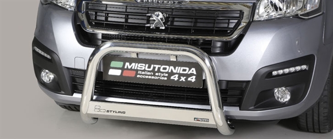 A-bar City EU godkendt - Blank i rustfri stål Peugeot Partner årg. 16+