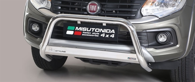 A-bar City EU godkendt - Blank i rustfri stål til Fiat Fullback årg. 16>