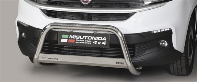 A-bar City - EU godkendt - Blank i rustfri stål til Fiat Talento årg. 2016-