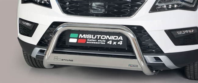 A-bar City EU godkendt - Blank rustfri stål til Seat Ateca årg. 18+