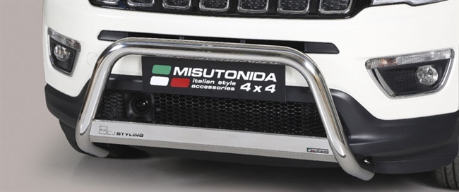 A-bar City EU godkendt - Blank i rustfri stål til Jeep Compass årg. 17+