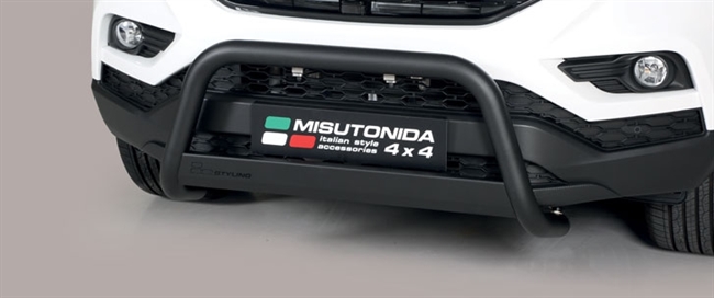 A-bar City - EU godkendt - Sort i rustfri stål SsangYong Rexton & Musso årg. 18+