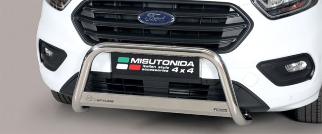 A-bar City - EU godkendt - blank i rustfri stål til Ford Transit Custom årg. 18-23