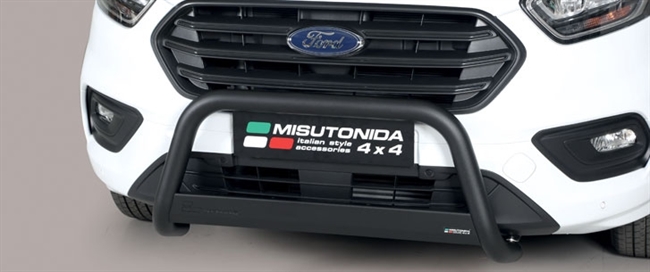 A-bar City EU godkendt - Sort - i rustfri stål til Ford Transit Custom årg. 18-23