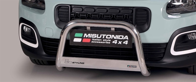 A-Bar City - EU godkendt - Rustfri stål - Blank til Citroën Berlingo Årgang 2018-