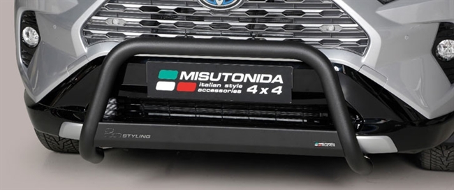 A-bar city EU godkendt - Sort i rustfri stål til Toyota Rav4 årg. 19+